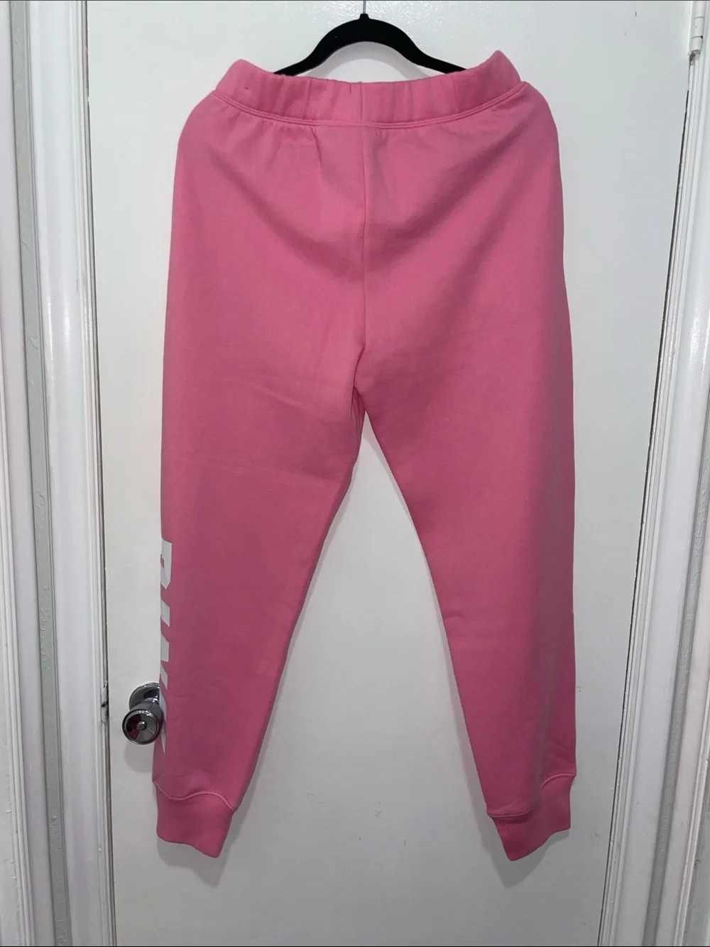 PINK Victoria's Secret Pink Zip Hoodie & Joggers Set with White Logo